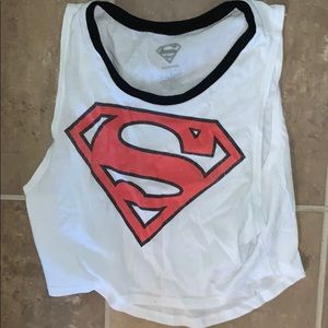 Superman crop top